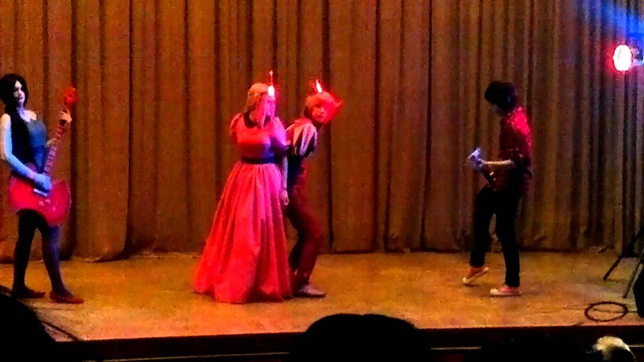 [Anime fest 10]Group defile-Adventure time(marceline,marshall lee,prince gumball,princess bubblegum)