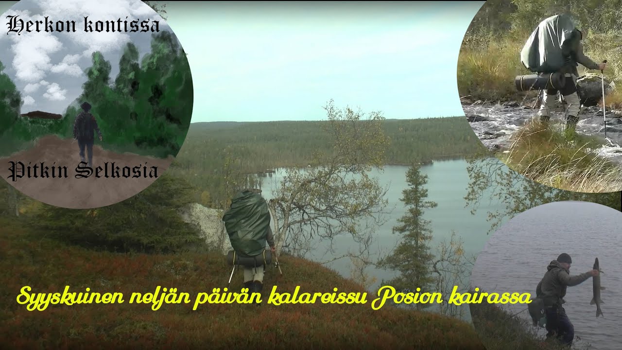 Syyskuinen neljän päivän kalareissu Posion kairassa