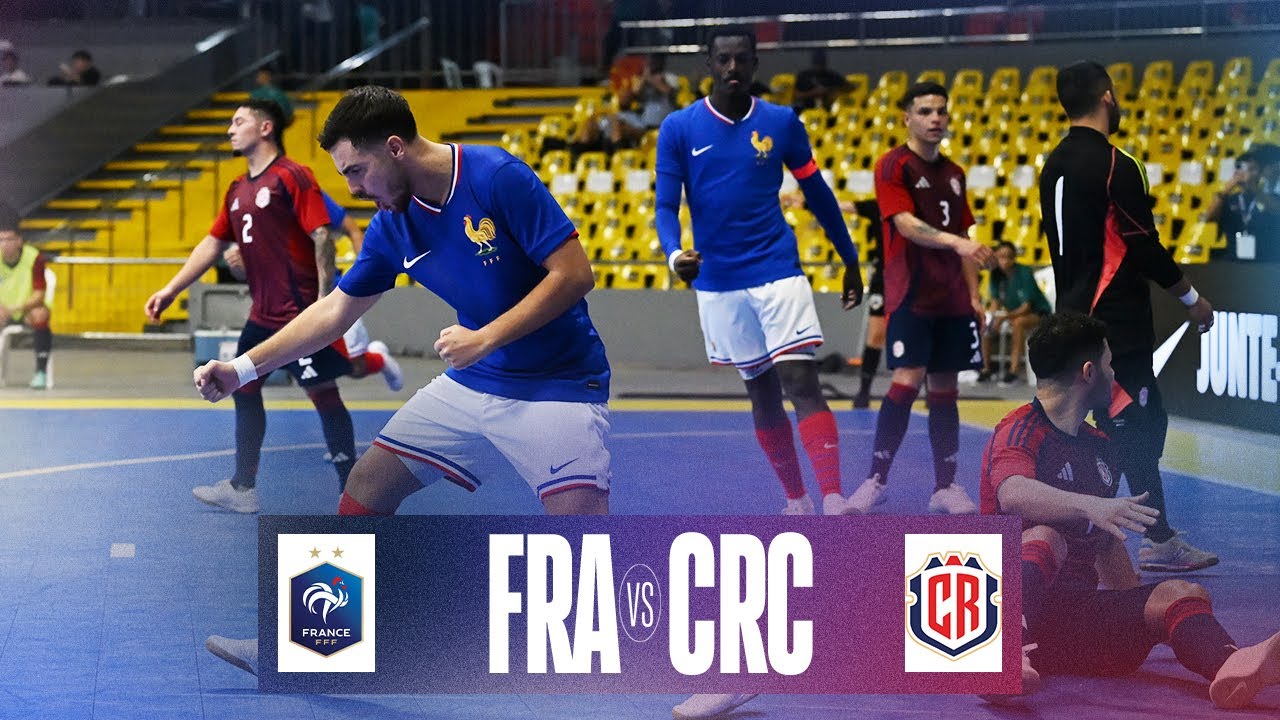 Futsal : France - Costa-Rica (5-4), le résumé