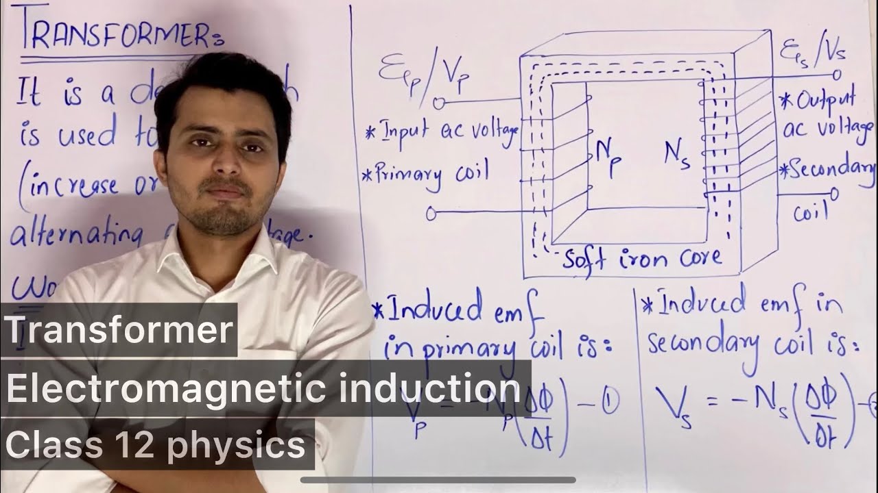 Transformer || Electromagnetic induction || Class 12 || Physics || working principle | Construction
