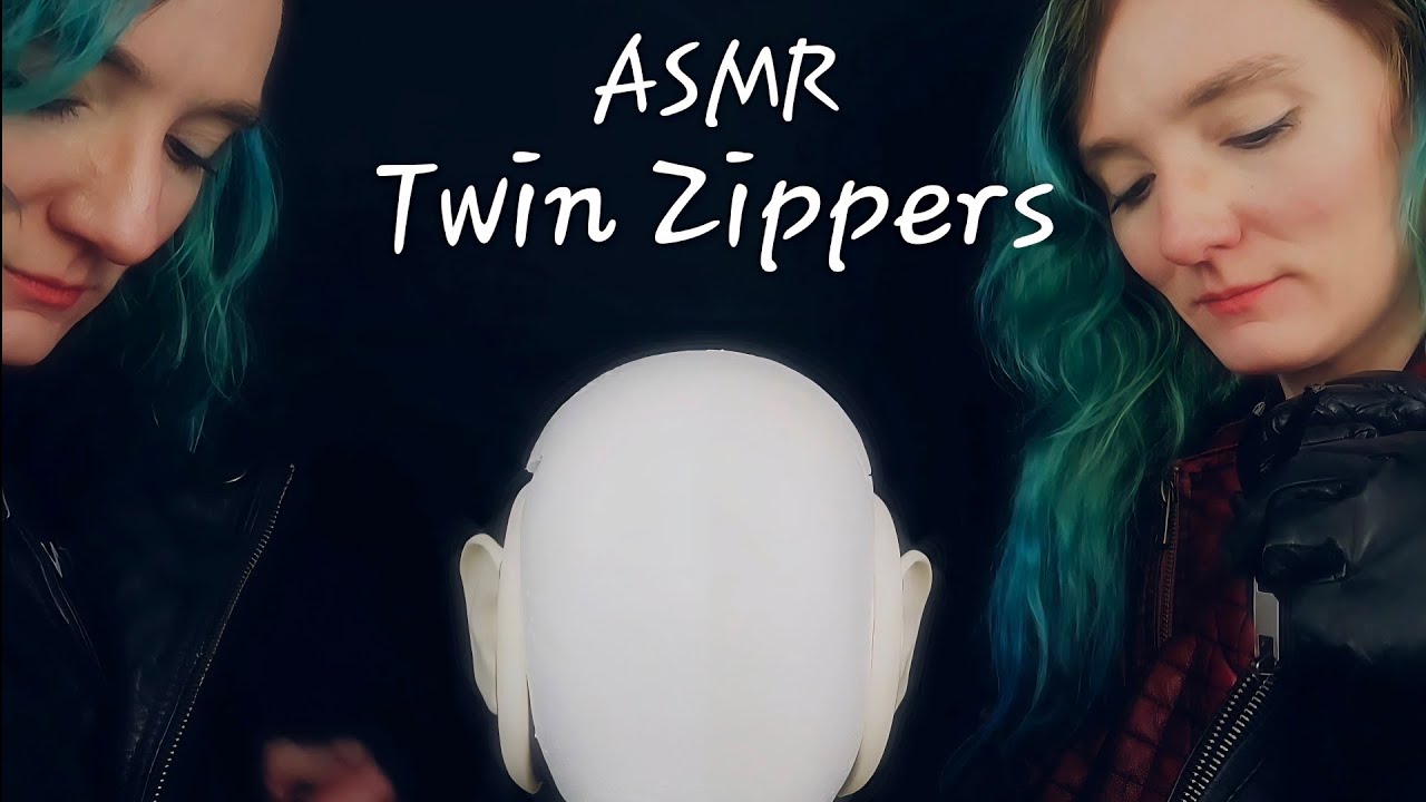 TWIN Zippers (Leather)(ASMR)