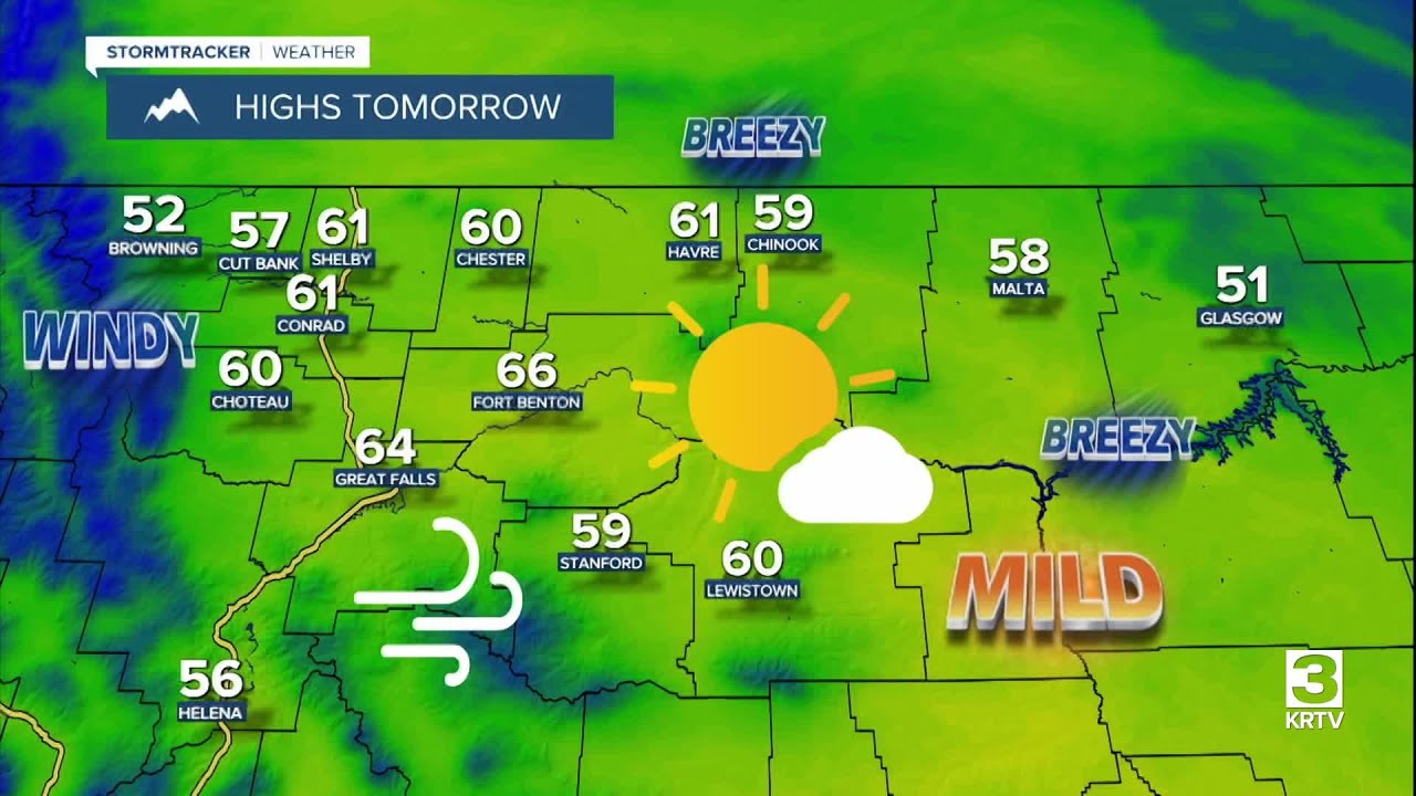 Mild temperatures and gusty winds this weekend