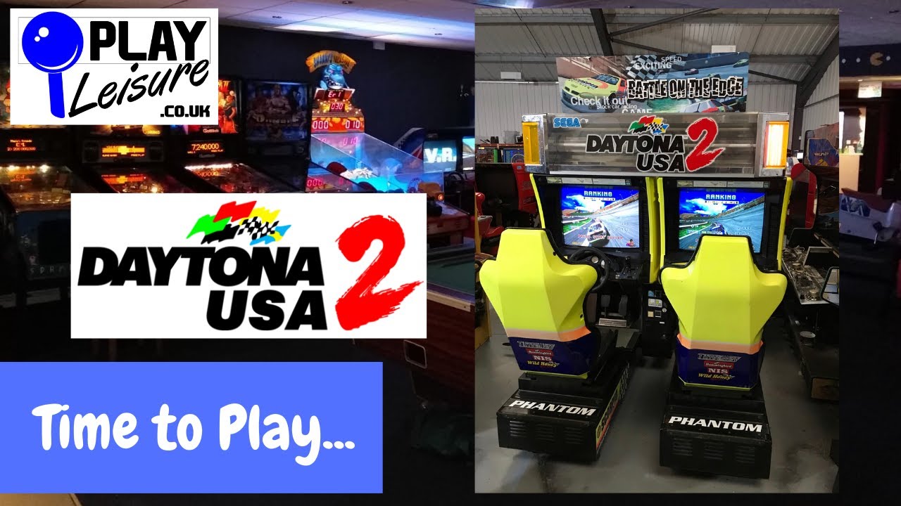 Let's Play.... Sega's STUNNING Daytona USA 2 Arcade Machine - 90s Classic!