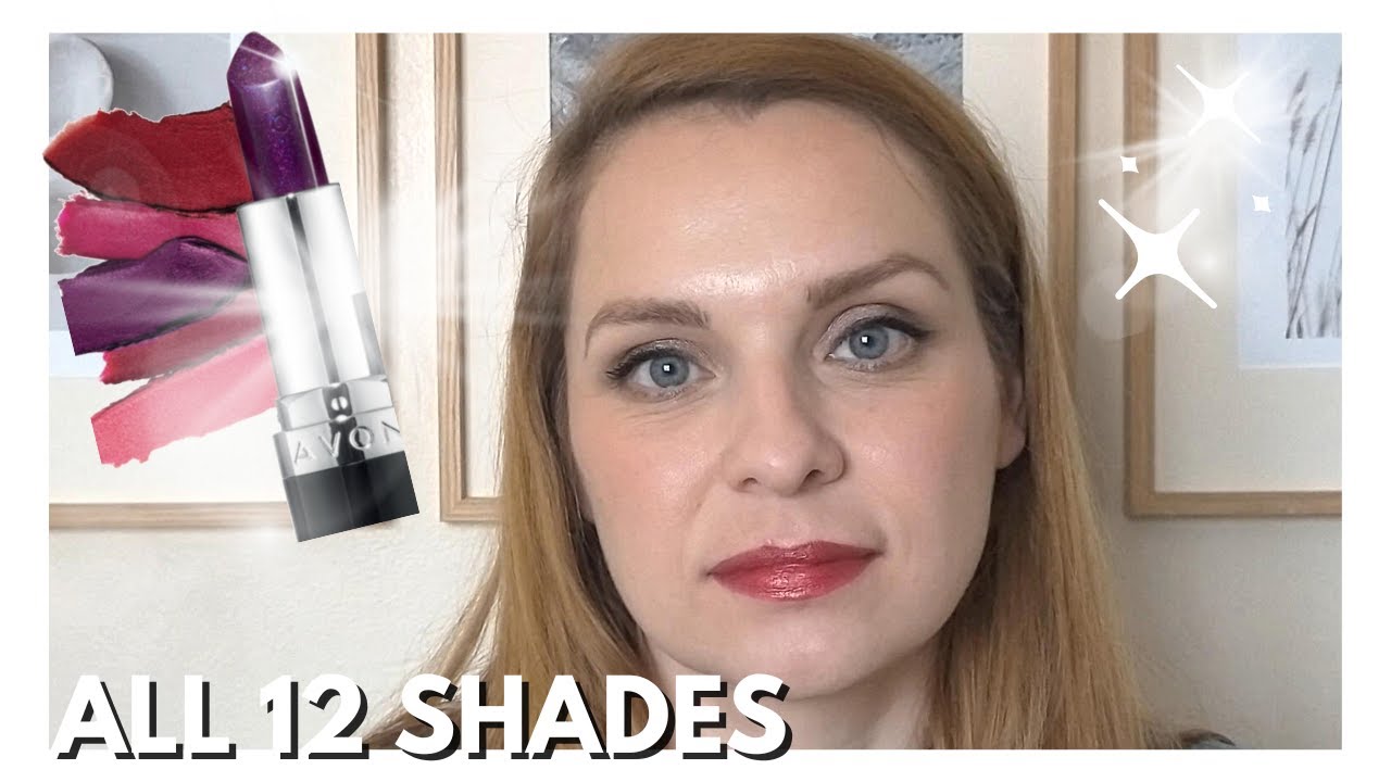 ✨Avon Ultra Shimmer Lipstick Swatches✨