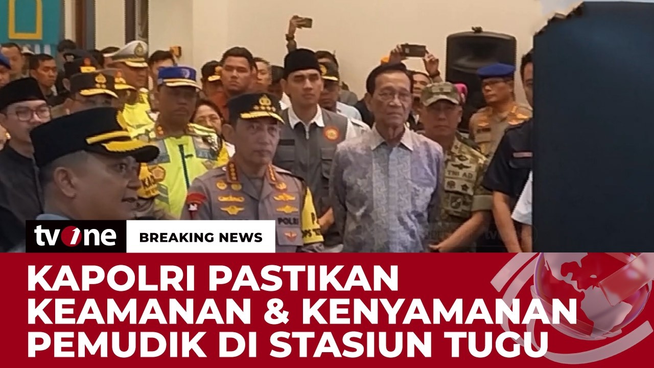 Kapolri dan Gubernur DIY Pantau Pergerakan Pemudik di Stasiun Tugu | Breaking News