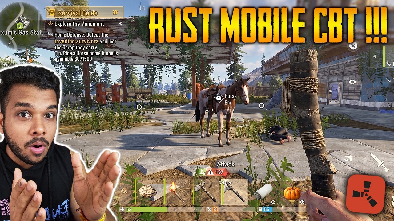 RUST Mobile ЗБТ УЖЕ ЗДЕСЬ | Как поиграть &mdash; Региональное ЗБТ Rust Mobile | Когда глобальный релиз?...