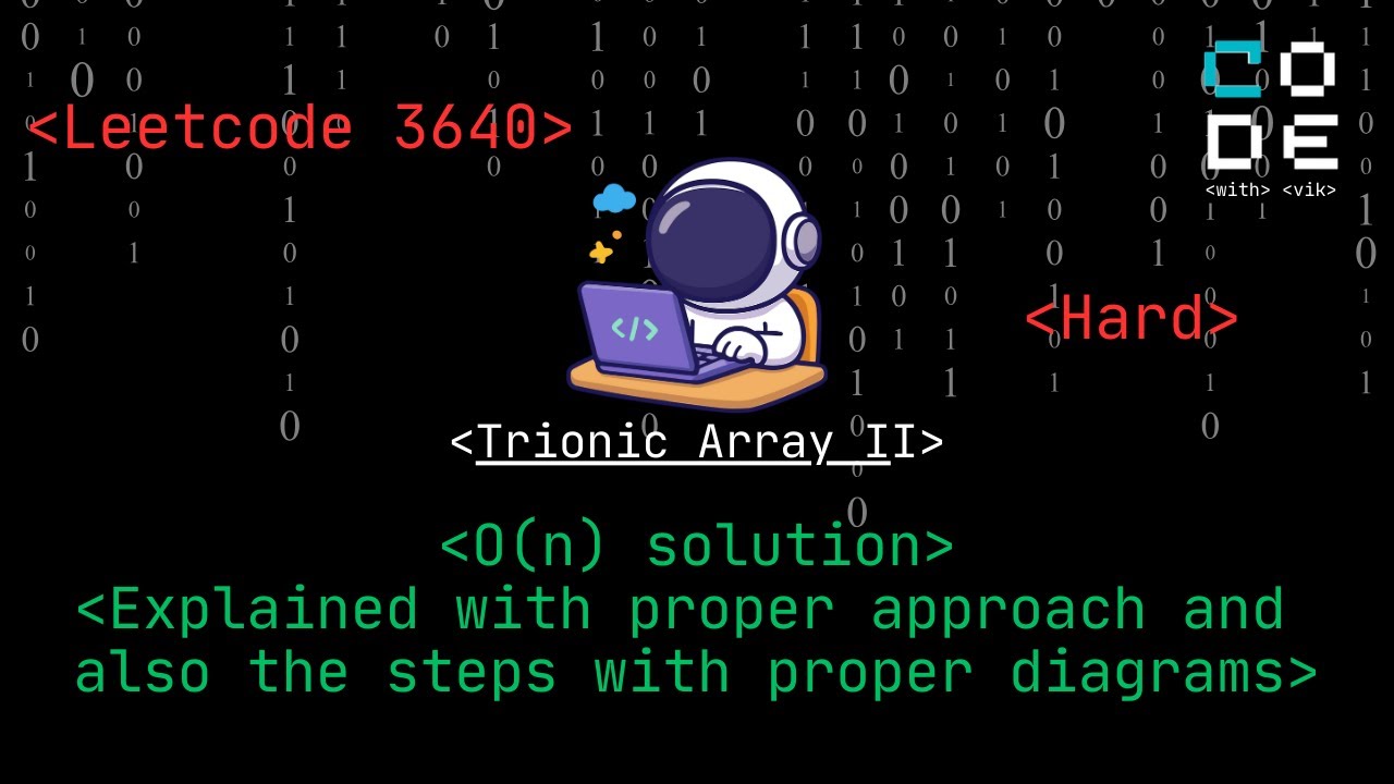 leetcode 3640 | Trionic Array II | Range based solution | Prefix sum | Hard | Begineer friendly