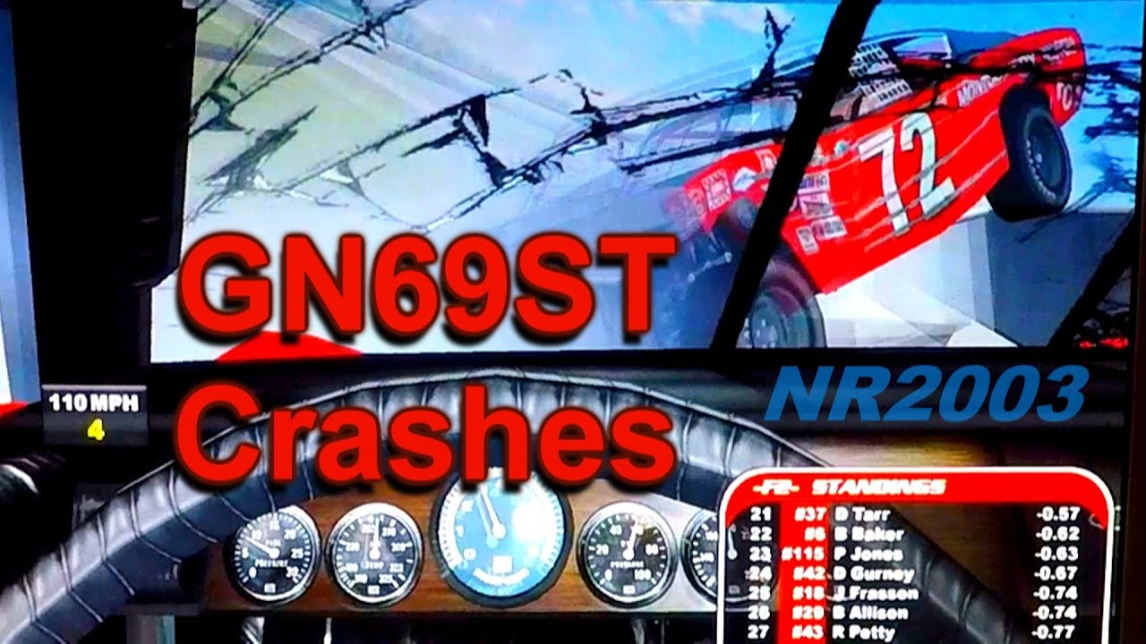 Nascar Racing 2003 GN69 mod | #5 Dodge Charger  | Accidentes en Talladega Superspeedway
