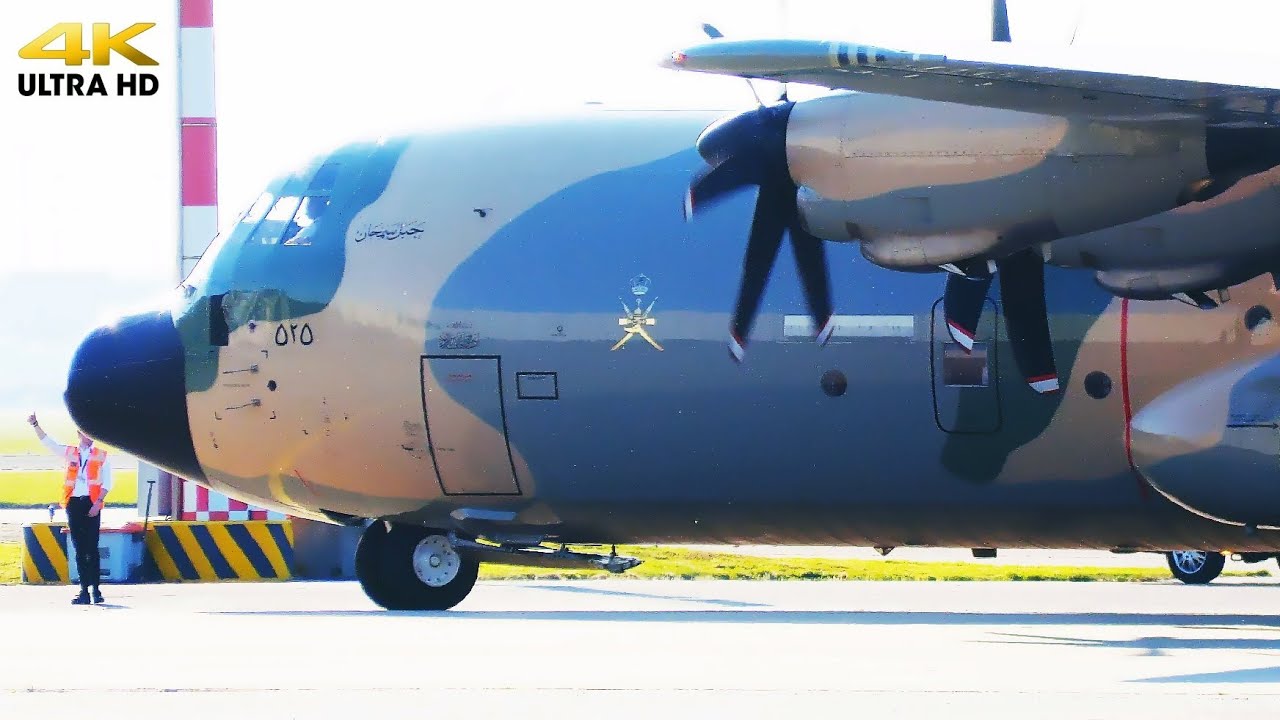 Oman Air Force C-130J-30 [525] | Royal Flight | Amsterdam Schiphol