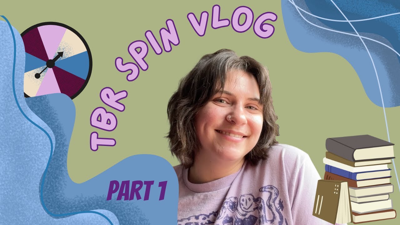 the first three books from my TBR SPIN stack! || vlog 1 of 4