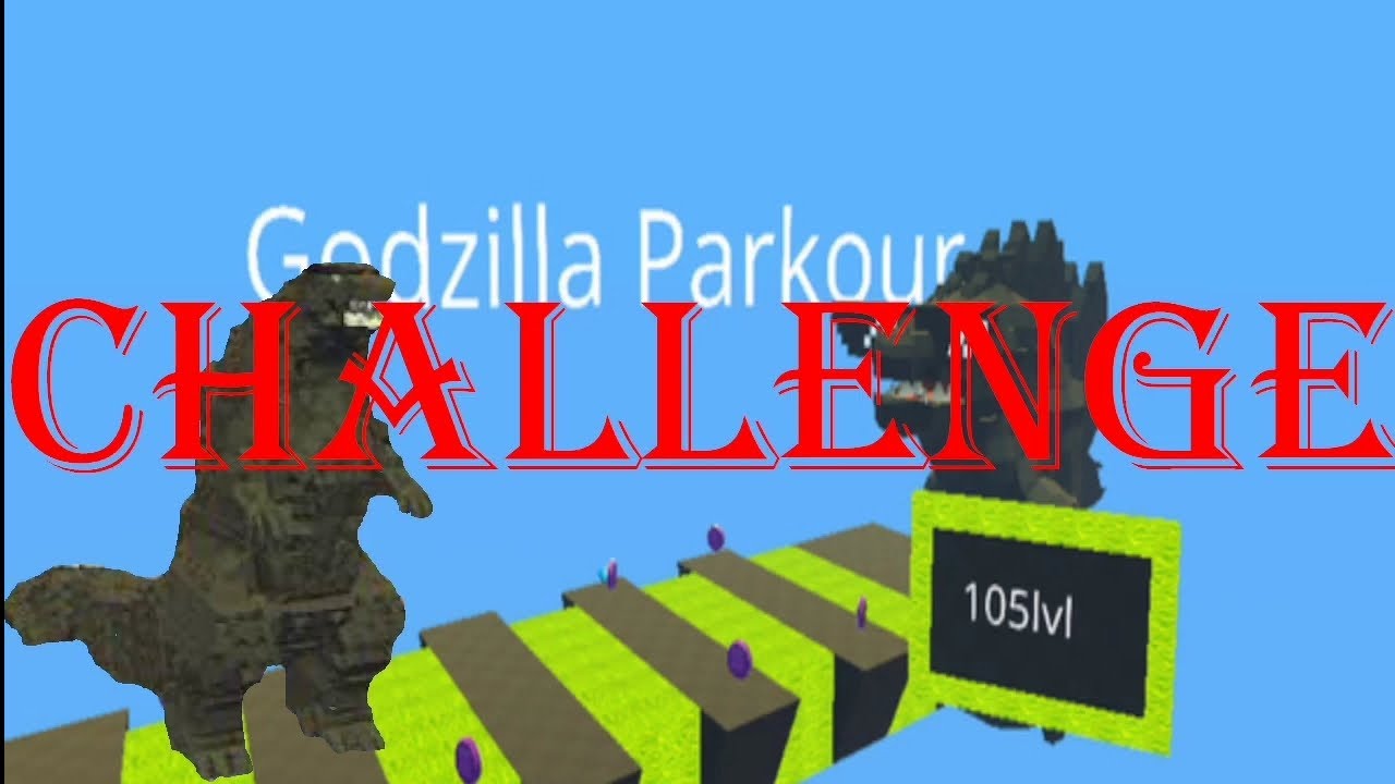 Próbuje przejść Godzillowy Parkour skinem Godzilli! Challenge (KoGaMa)