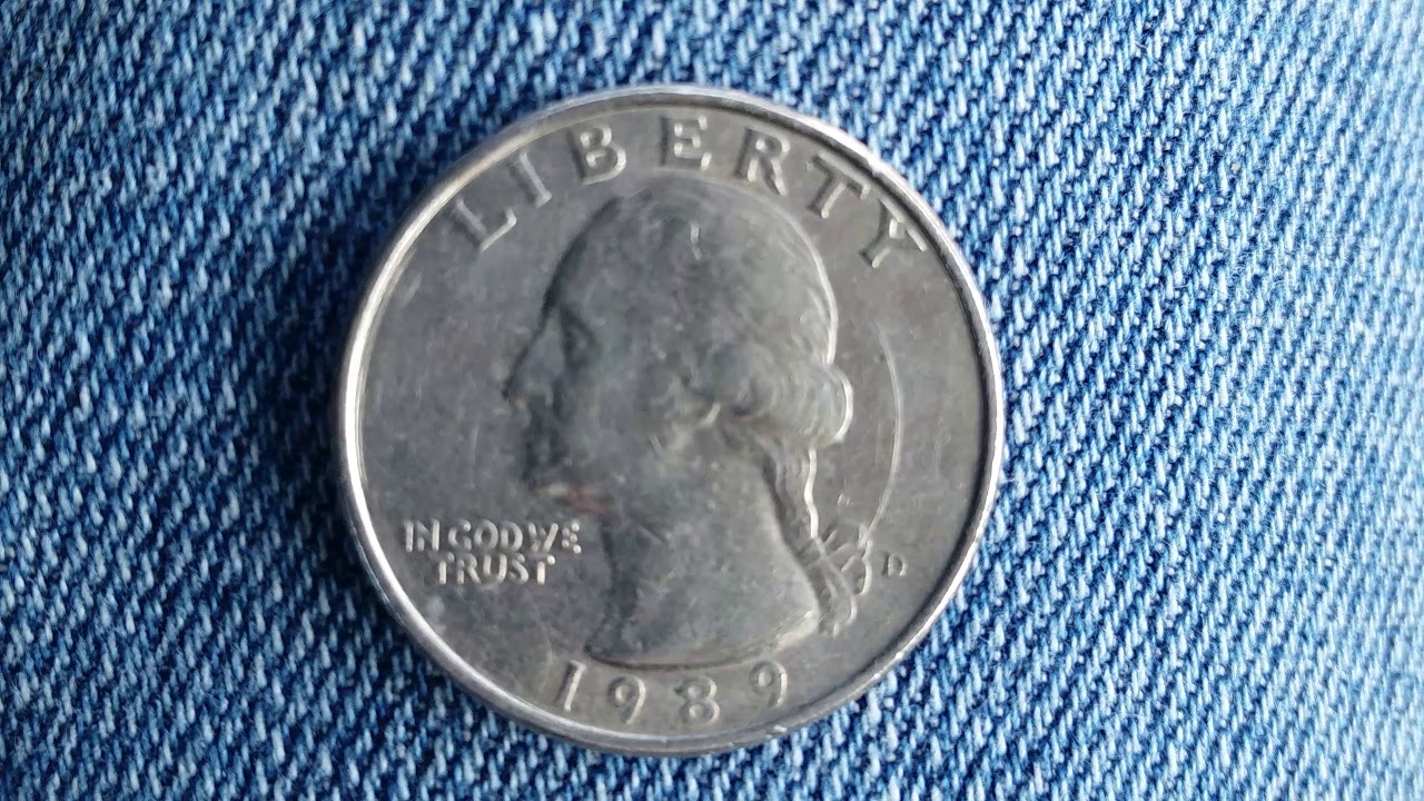 1989 D Washington quarter 896,535,000 minted