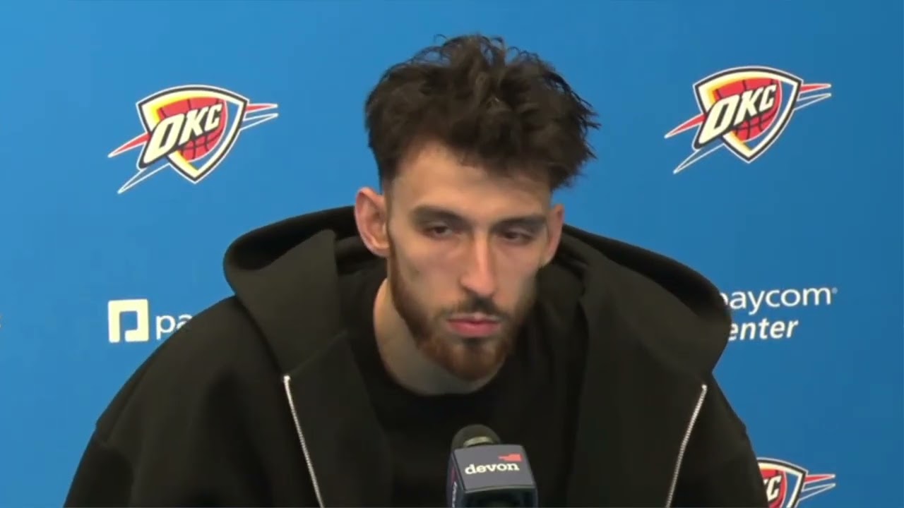 Chet Holmgren PostGame Interview | Utah Jazz vs Oklahoma City Thunder