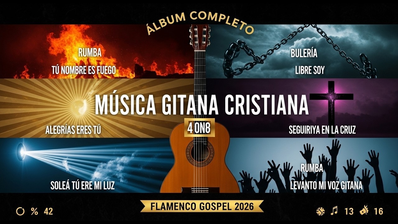 Música Gitana Cristiana 2025 🔥 ÁLBUM COMPLETO | Flamenco Gospel | Rumba, Bulería, Soleá, Seguiriya