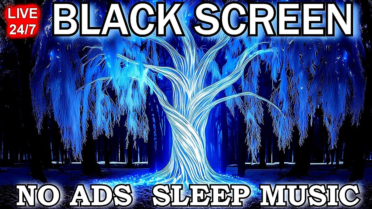 FALL INTO DEEP Sleep Music NO ADS, 432Hz Ambient Meditation Dreamscape, Sleeping Music Black Screen