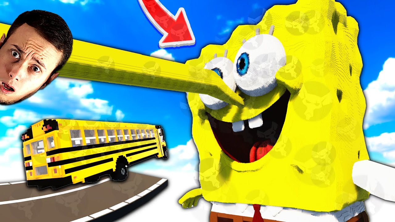 1000 MASINI vs SPONGEBOB cu NAS MARE ! Ce ?