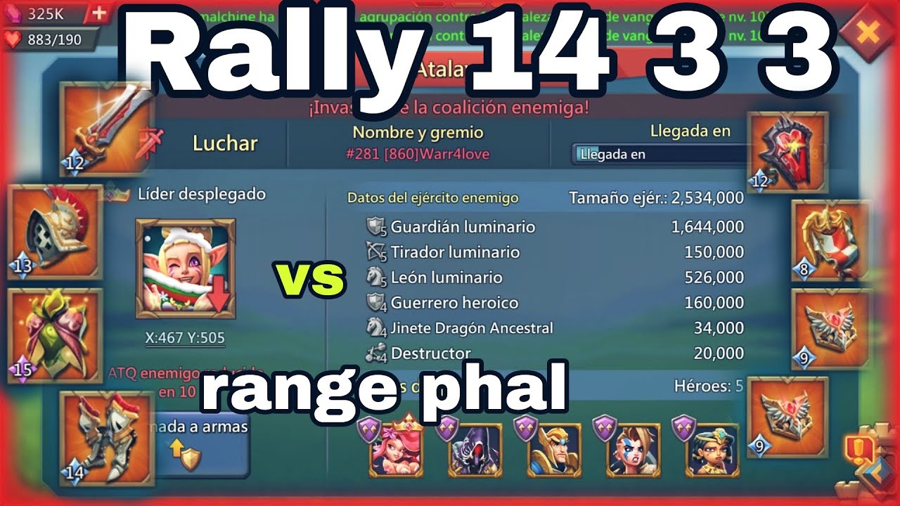Rally trap f2p vs Mix rally full T5.. Burn?.. Warr4Love  #lordsmobile