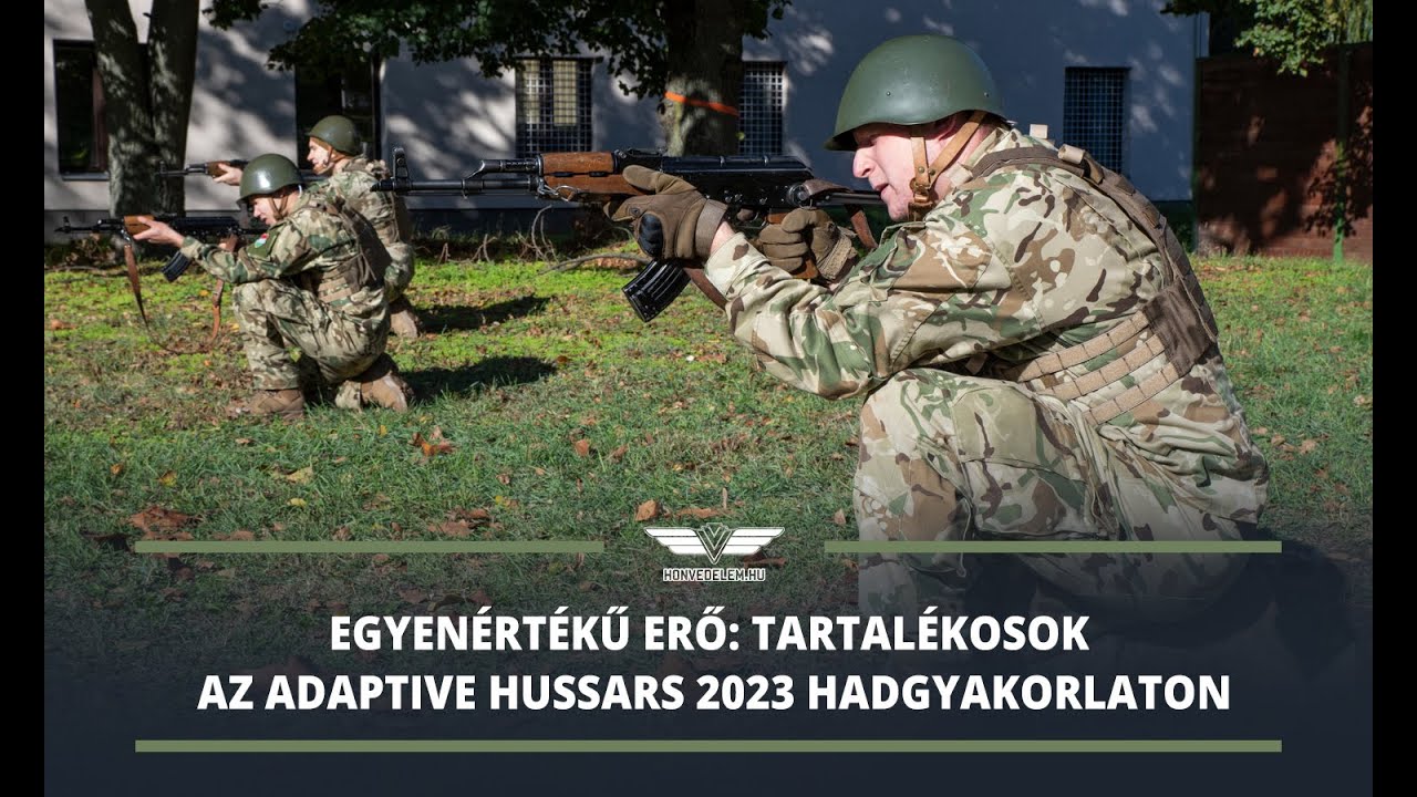 Egyenértékű erő: tartalékosok az Adaptive Hussars 2023 hadgyakorlaton