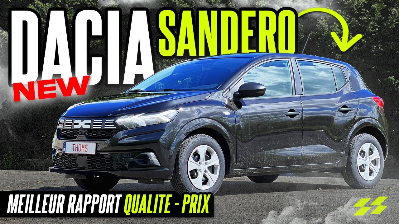 11.990€ La Voiture LA MOINS CHÈRE ! Essai New Dacia Sandero 2024