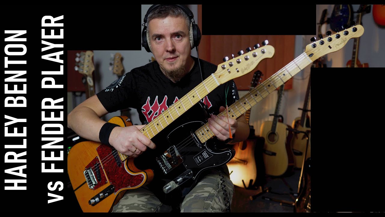 Harley Benton TE 80 NT Deluxe VS Fender Player Telecaster Comparison Porównanie