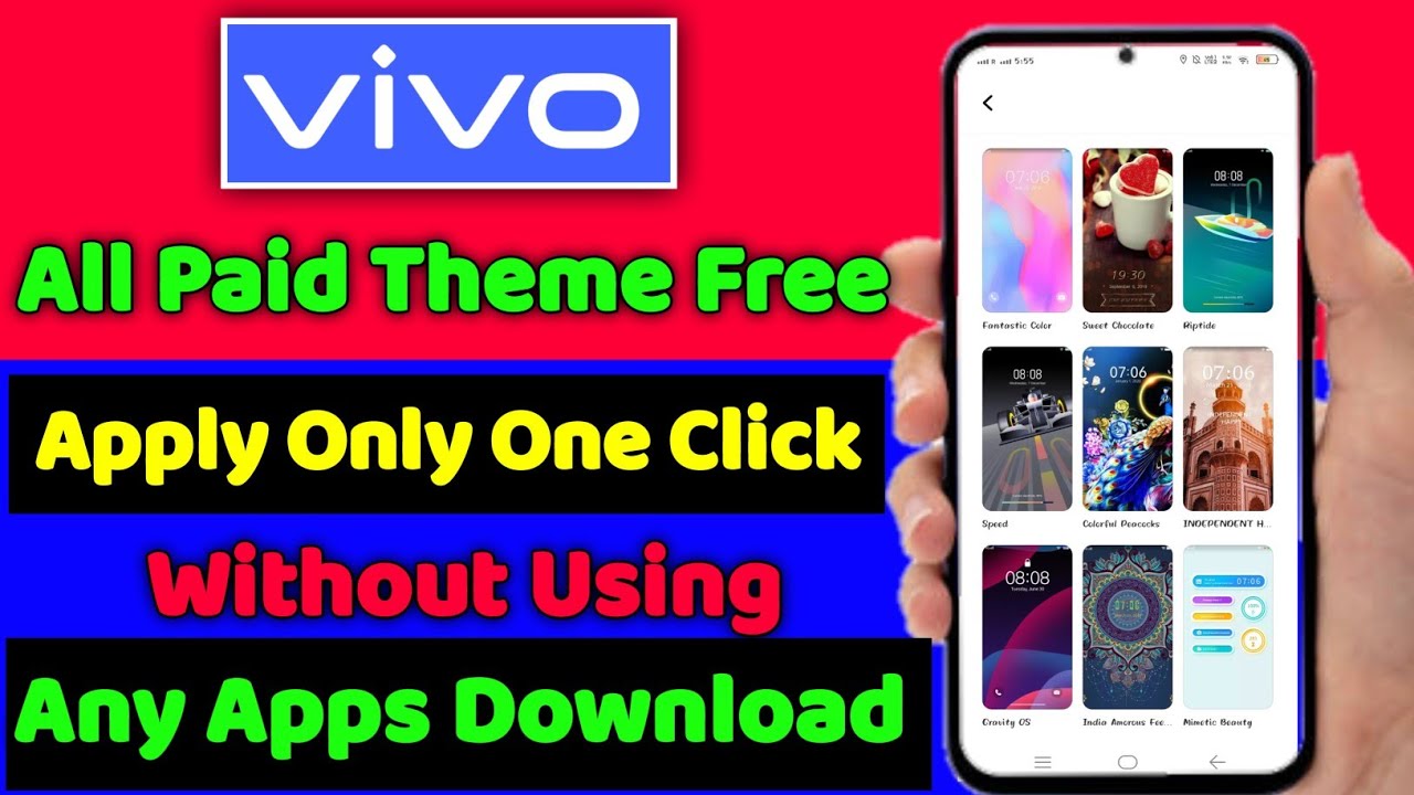 Vivo Paid Themes Free Download | Vivo Paid Theme Apply Free Without Any App | Best Free Themes Vivo