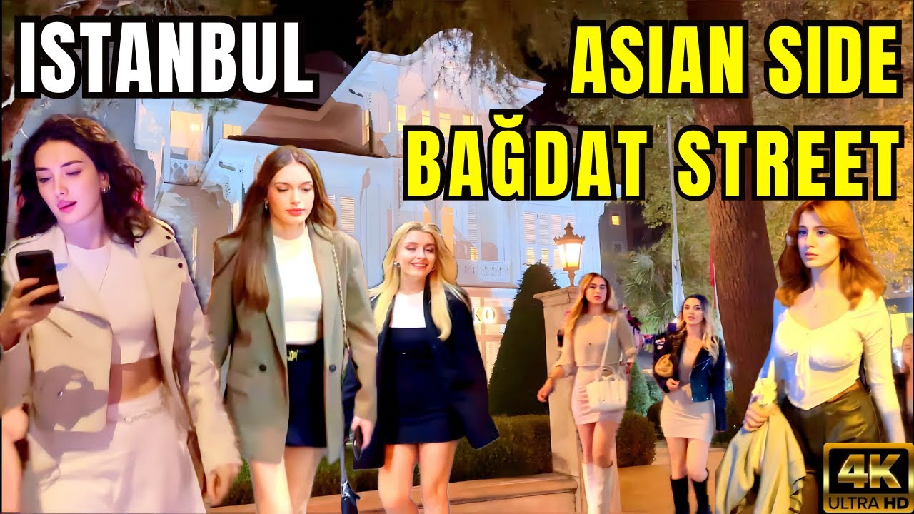 🇹🇷 Istanbul Bağdat Street Bağdat Caddesi Turkey 4K