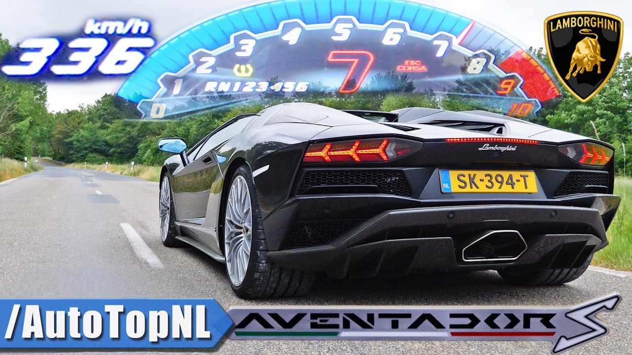 Lamborghini Aventador S V12 0-336km/h ACCELERATION SOUND & ONBOARD by AutoTopNL