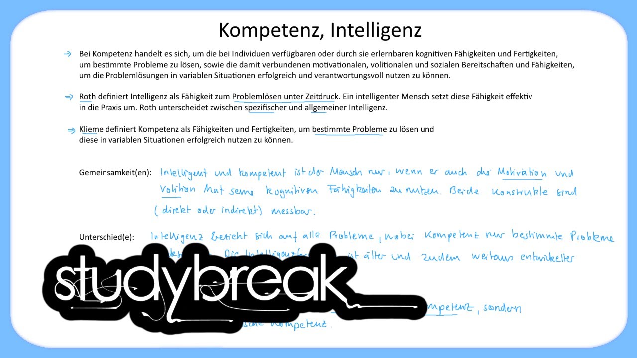 Kompetenz, Intelligenz | Kompetenzentwicklung