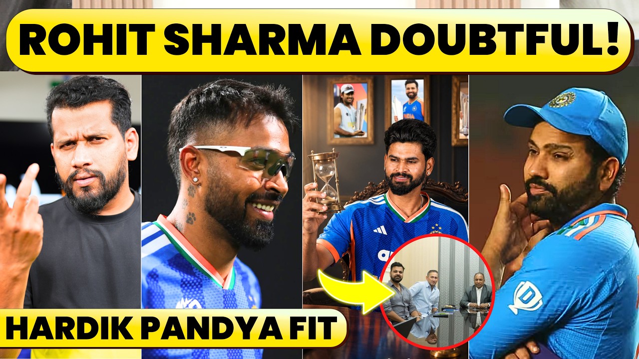 🔴 SHREYAS IYER CONFIRMED AS CAPTAIN, HARDIK FIT FOR AFG ODIs, DOUBTS OVER ROHIT'S PARTICIPATION