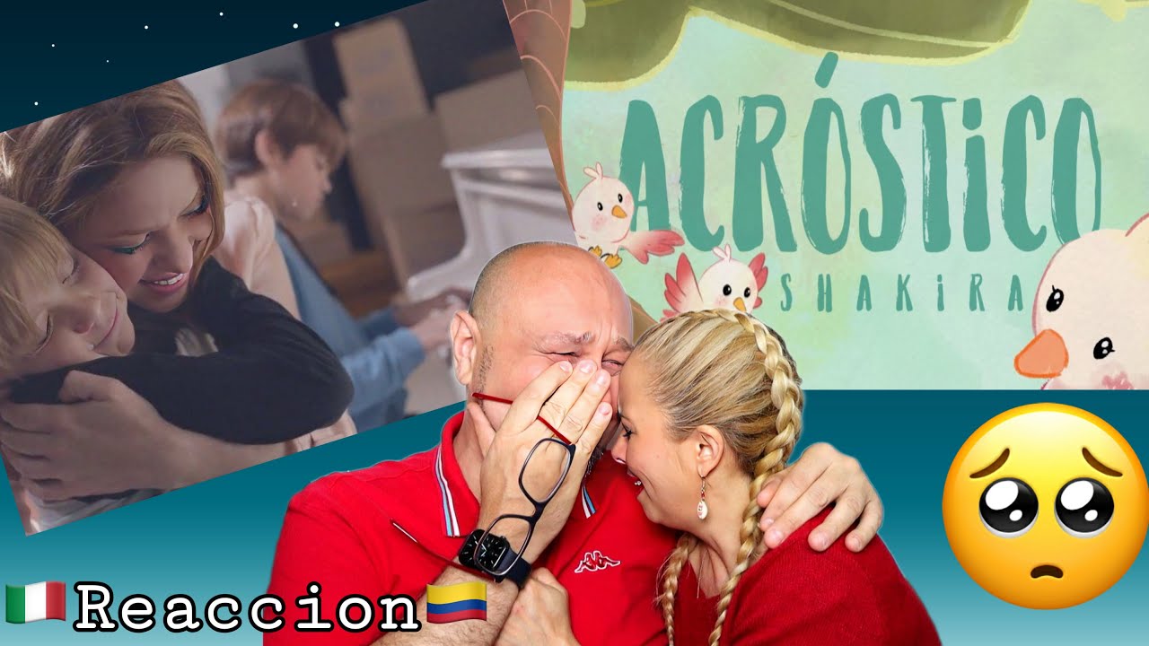 😭 ITALIANOS se ROMPE al escuchar 🇮🇹🫶🏻🇨🇴 Shakira - Acróstico