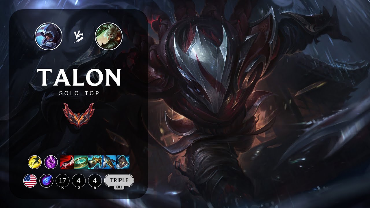Talon Top vs Riven - NA Grandmaster Patch 13.15