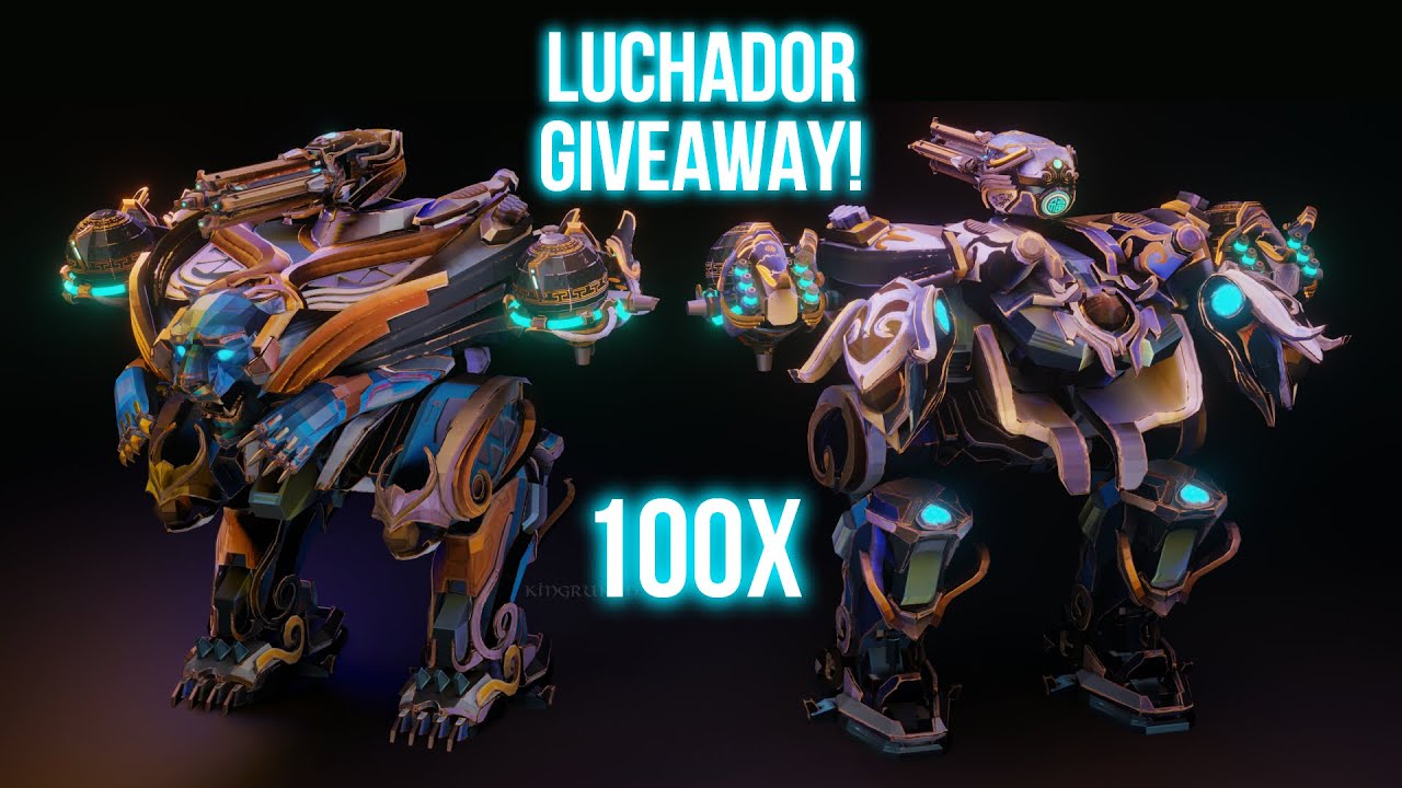 100x Baihu Luchador! - War Robots Giveaway Update 8.0 Anniversary Event! - 25,000 Reddit Members!