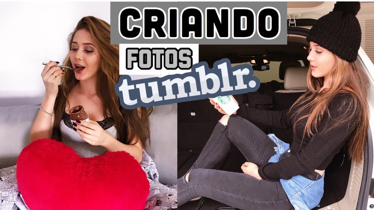CRIANDO FOTOS TUMBLR EM CASA