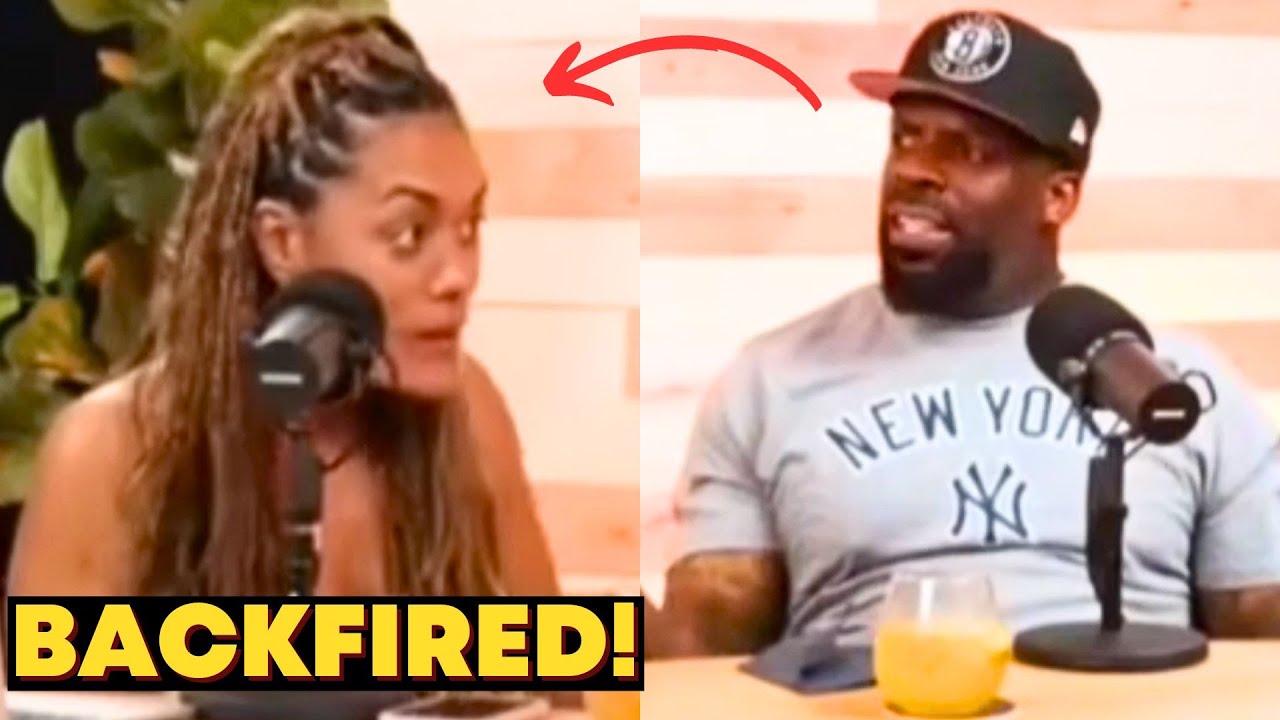 «Мужчина спокойно проверяет мужественность женщины во время жарких дебатов»