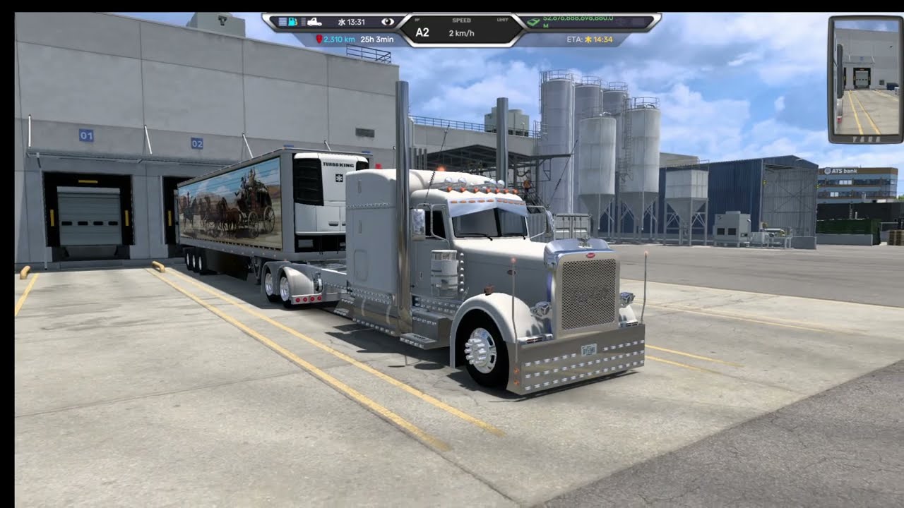 へたくそ野郎のAmerican Truck Simulator / ATS / アメトラ！418❕アイスクリーム　18ｔ　ニューオーリンズ～グランドジャンクション❕