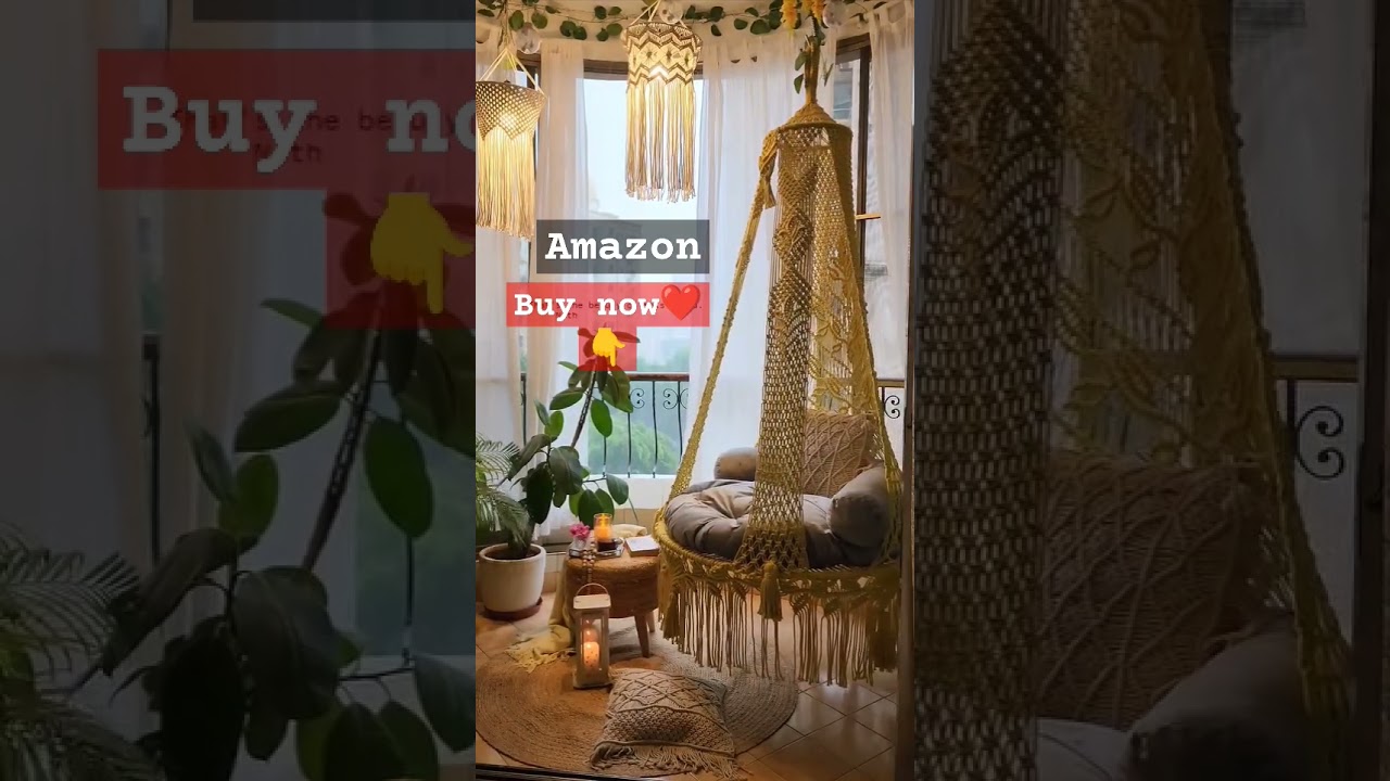 Swing For Balcony&hearts;️🫶✨#amazonfinds #amazon