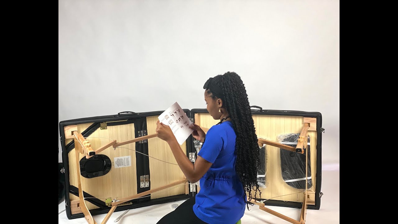 Unboxing: Saloniture Professional Portable Folding Massage Table With Backrest And Carrying Case