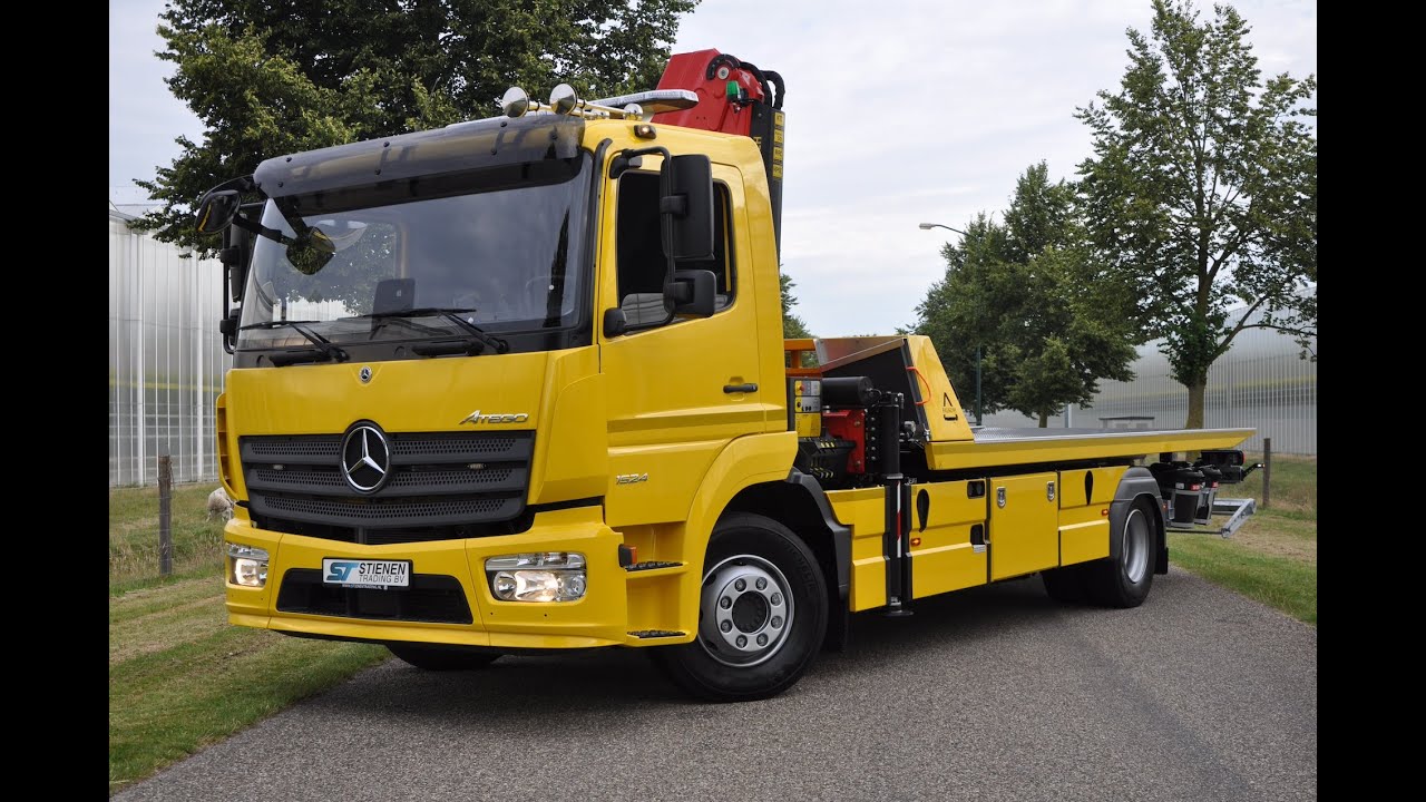 VERKOCHT - SOLD - VERKAUFT - VENDU- MERCEDES BENZ ATEGO 1524 EURO:6 FALKOM RECOVERY TRUCK