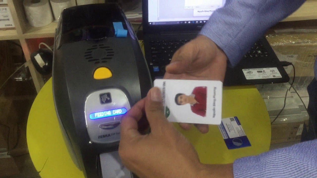 Máy in thẻ nhựa Zebra ZXP Series 3 - Giới thiệu và Demo | Công Ty Thế Giới Mã Vạch
