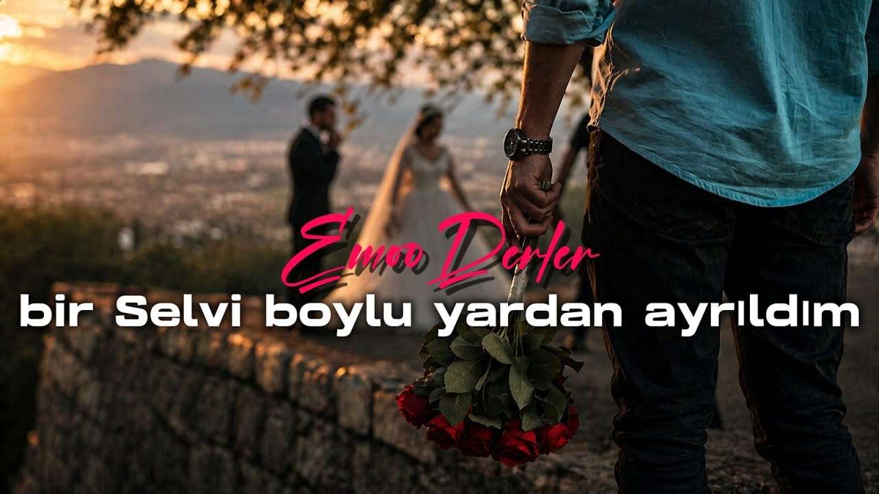 EmooDerler -  bir Selvi boylu yardan ayrıldım  (LYRİCS Video)