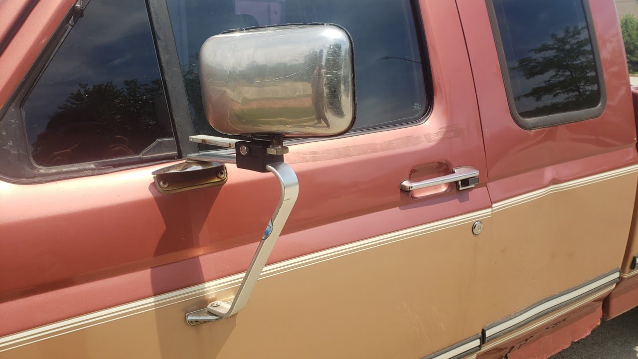 How To Fix Loose Truck Side Mirror | 1994 F-250