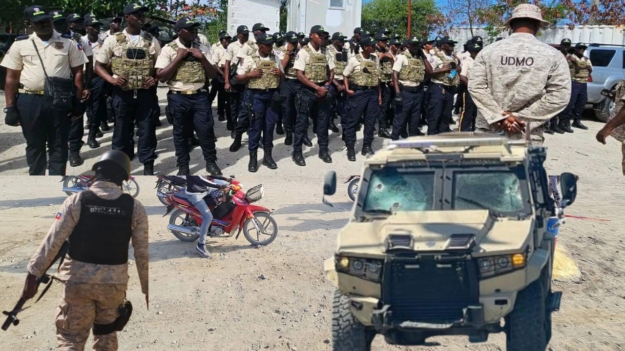 Nan operasyon Saa bandi tonbe kou grenn lapli Menm Popilasyon an Pran Bal La polis mete pye yoaté