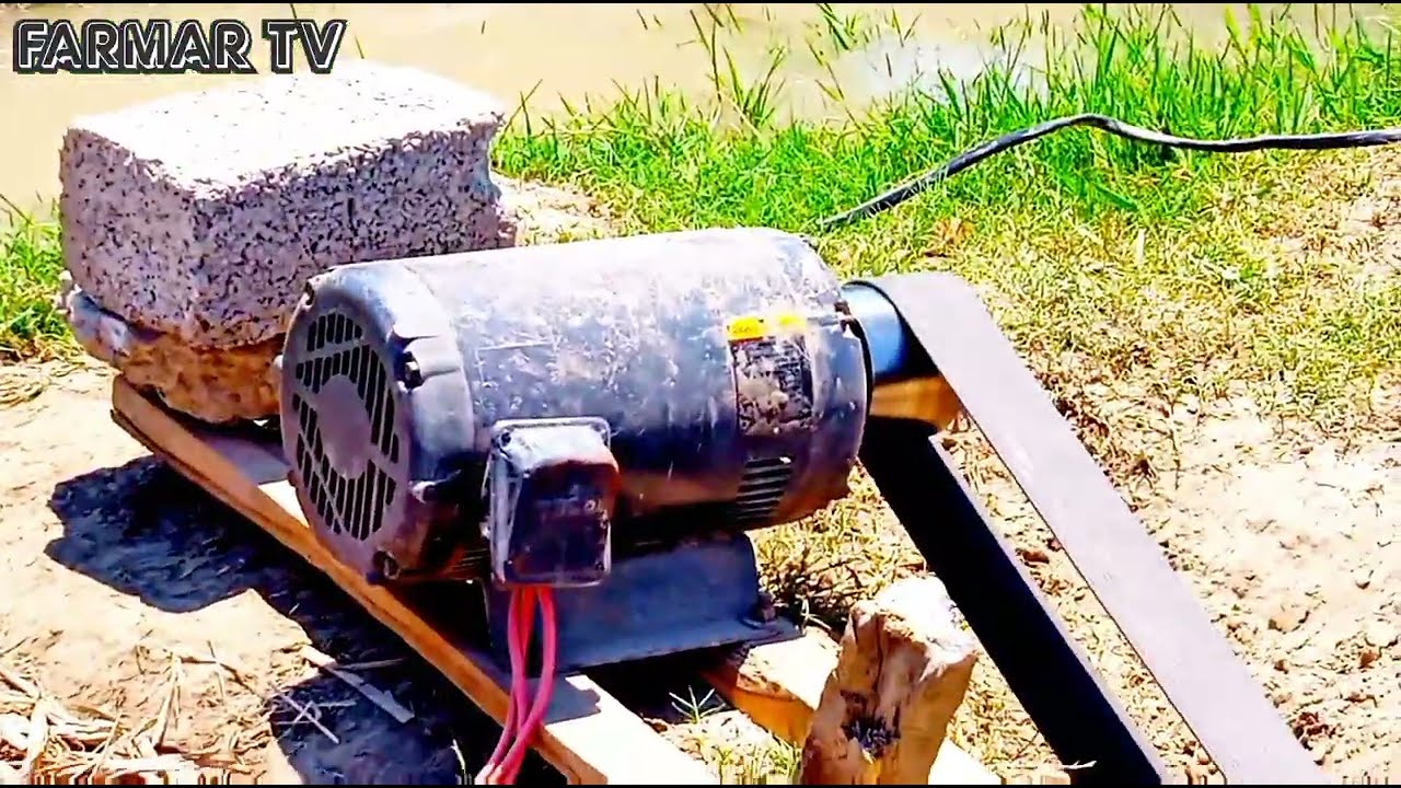 Solar Tubewell Baldor Reliance Industrial Motor 15 Hp 16 Solar Panel system