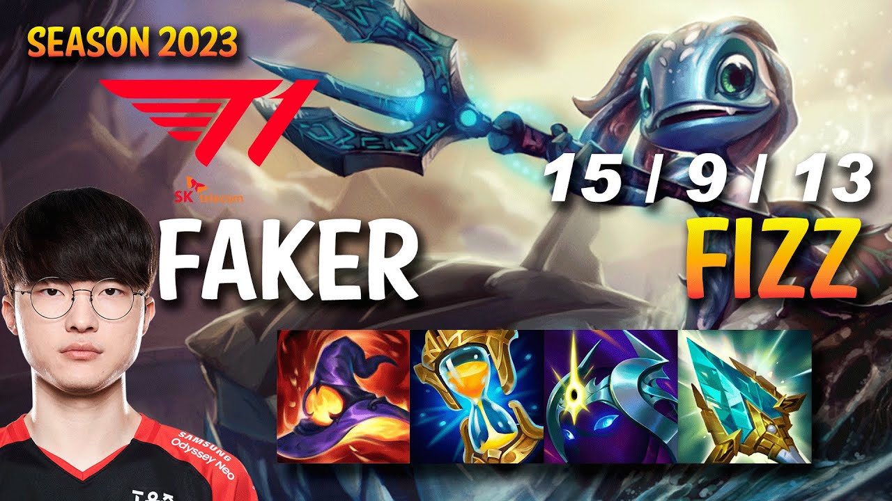T1 Faker FIZZ vs AURELION SOL Mid - KR Ranked