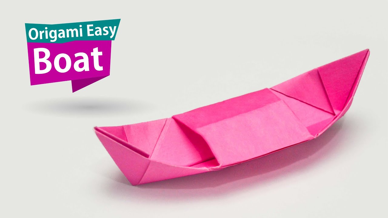 How To make Origami Easy Paper Boat - Kolay Origami Tekne