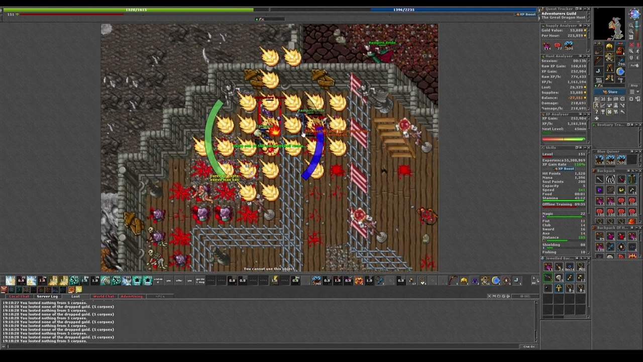 TIBIA - 150 LVL RP VENGOTH CASTLE
