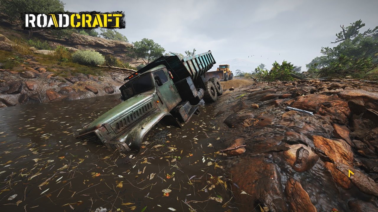 RoadCraft | Building a Road with Sand – Heavy Machinery in Action!