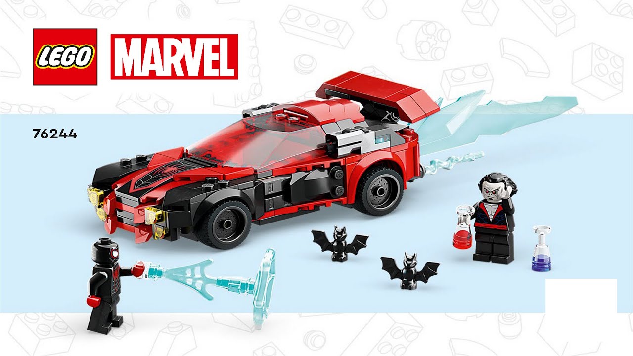 LEGO instructions - Super Heroes - 76244 - Miles Morales vs. Morbius