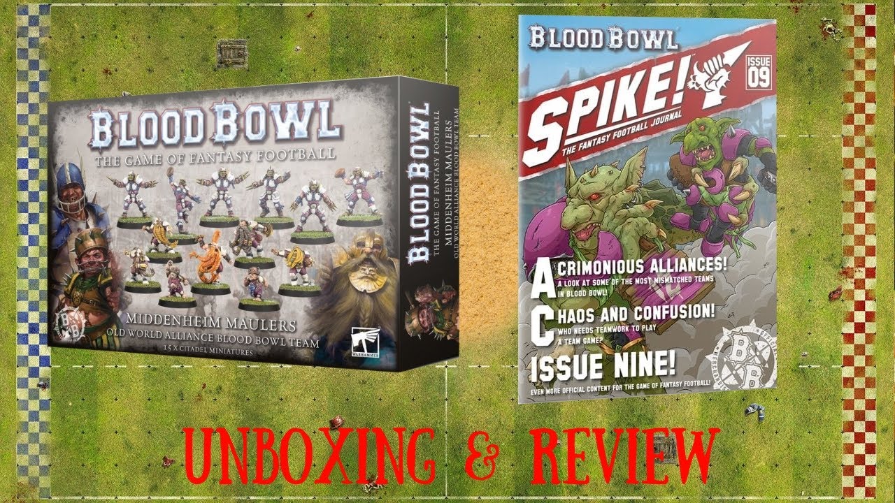 Unboxing and review of spike 9 and the Middenhiem Maulers