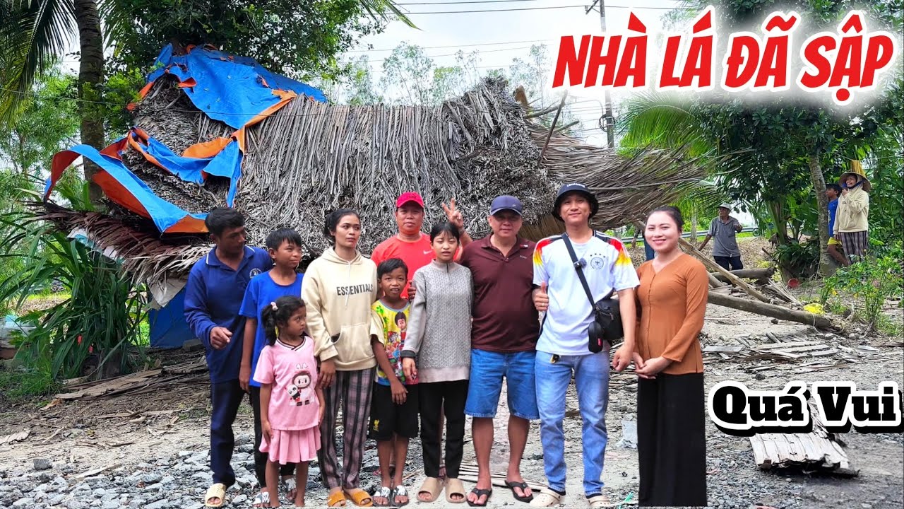Căn Nhà Lá Mục Nát Của Chị Kim Loan Đã Sập Rồi - Chúc Chị Có Căn Nhà Mới Kiên Cố Hơn Để Ở